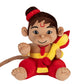PandaS Box Mantra Chanting Baby Hanuman (28 Cm) | Musical Soft Plush Toy | Best Gift For Infants, Toddlers & Babies