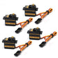 RGBZONE 4Pcs ES08MA II 12g Mini Metal Gear Analog Servo Shockproof Stable Machine Compatible for RC Model