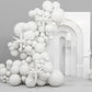 Partywoo White Balloons, 110 Pcs 22 Inch Star Balloons And White Balloons Different Sizes Pack Of 18 Inch 12 Inch 10 Inch 5 Inch For Balloon Garland Or Arch As Birthday Decorations, Party Decorations