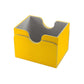 Gamegenic Sidekick 100+ Convertible Deck Box | Sideloading Card Storage Box with Removable Cover | Holds 100 Double-Sleeved Cards | Nexoyber Surface | Microfiber Inner Lining | Yellow Color | Made