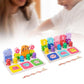 Atorse Wooden Sorting Stacking Toy 3 In 1 Shape Sorter For Boys Girls Children Gift Animal|Baby | Toys For Baby | Developmental 