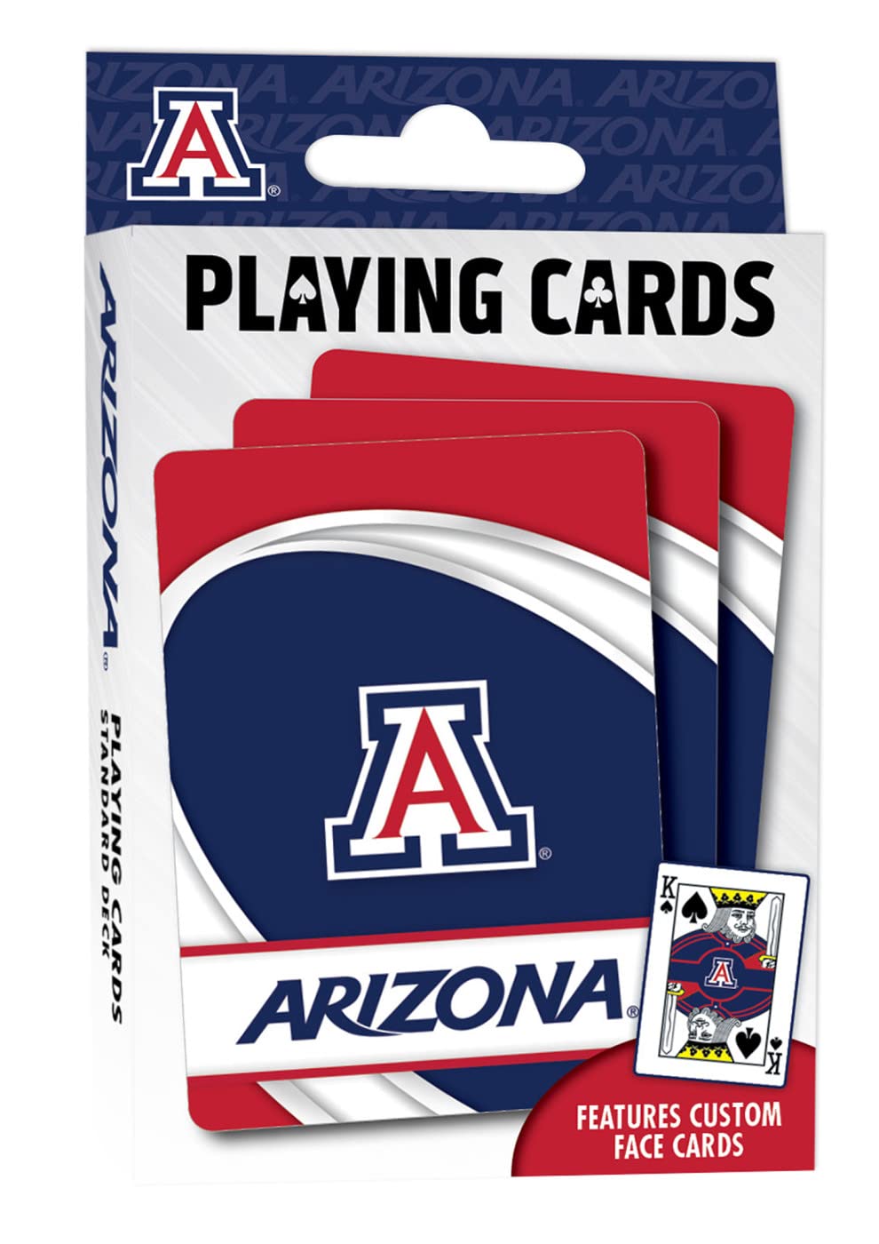 Masterpieces Ncaa Arizona Wildcats, Playing Cards