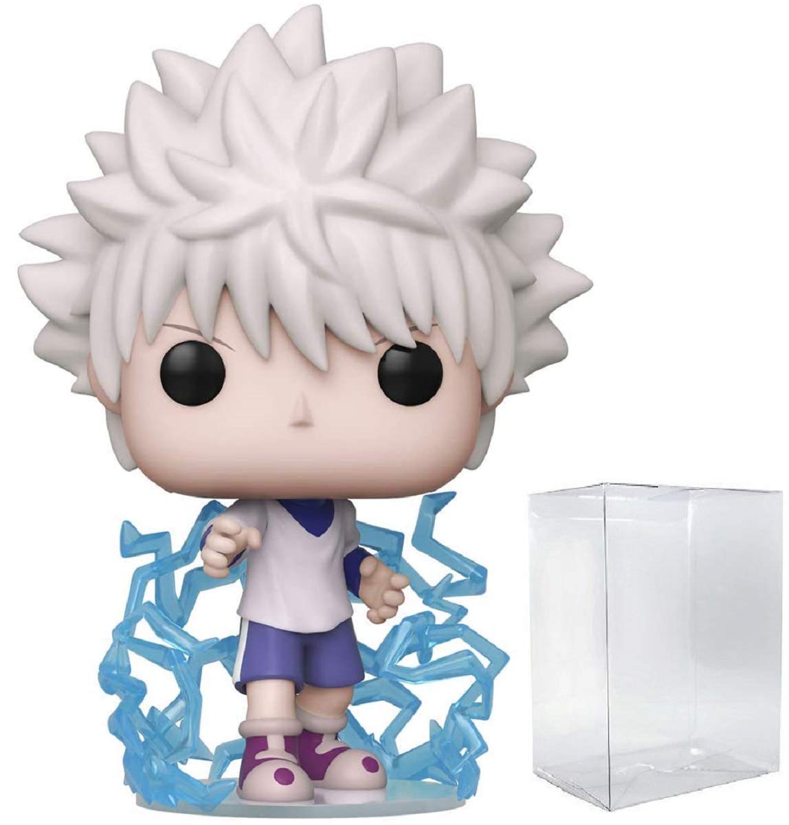 Pop Hunter X Hunter - Killua Zoldyck Funko Pop! Vinyl Figure (Bundled With Compatible Pop Box Protector Case), Multicolor, 3.75