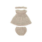 Miniland Clothes for Dolls 12 5/8'' Knitted Outfit Dress & Headband - ECO, Made in Spain, Quality, Role Play, Educational