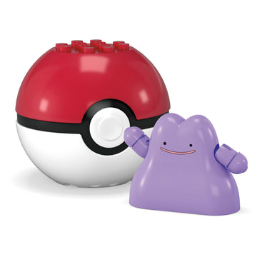 MEGA Pok  mon Evergreen Ditto Pok  mon Building Toy for Ages 6 and Up