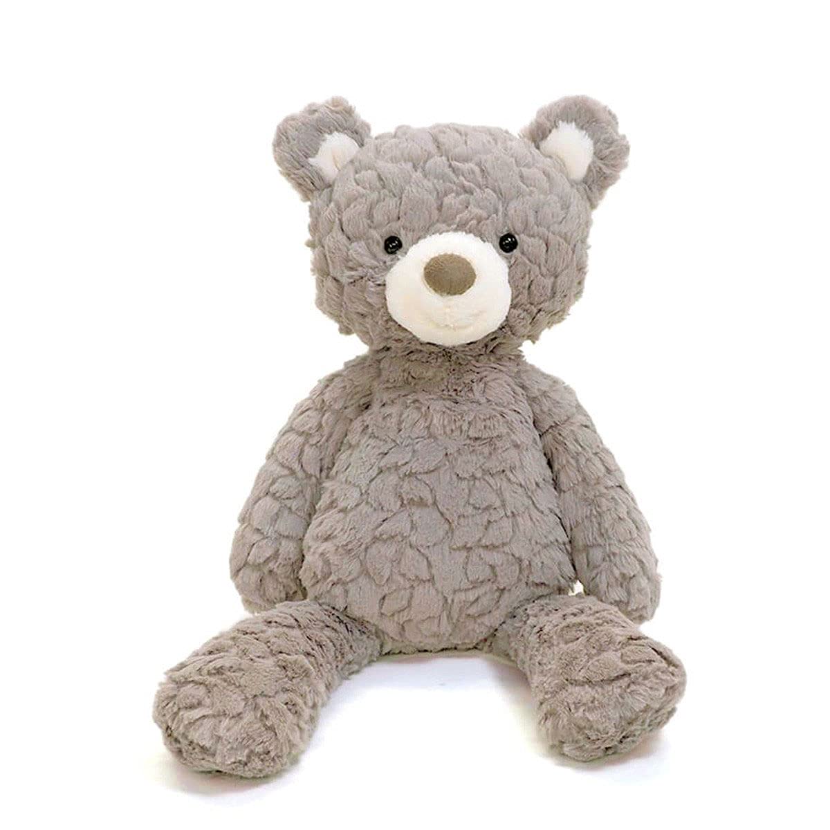 Mary Meyer Putty Bear Medium Teddy Bear Soft Toy, Grey