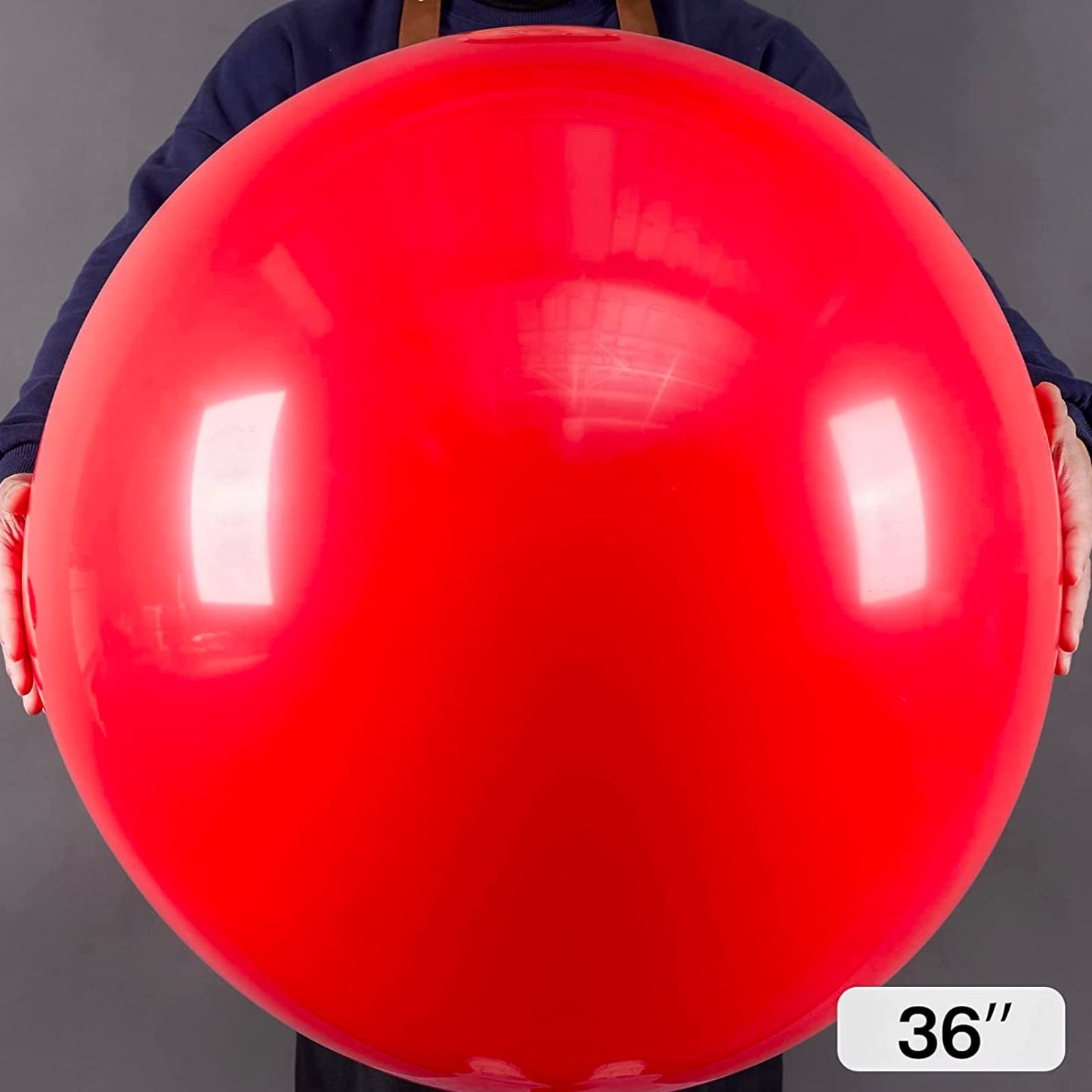 Partywoo Red Balloons, 4 Pcs 36 Inch Large Red Balloons, Big Red Latex Balloons For Balloon Garland Or Balloon Arch As Birthday Party Decorations, Wedding Decorations, Baby Shower Decorations, Red-Y57