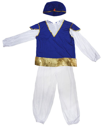 Petitebella Aladdin Boy Costume 4-12Year (Blue, 4-6 Years)