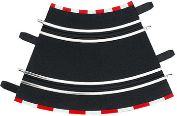 Carrera 61611 1/45 Curve Track Section Part For Use With Go And Digital 143 - Pack Of 4
