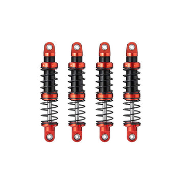 Que-T 4pcs Metal Shock Absorber Damper for 1/10 RC Crawler Car SCX10 D90 TRX4 TRX6 (75mm)
