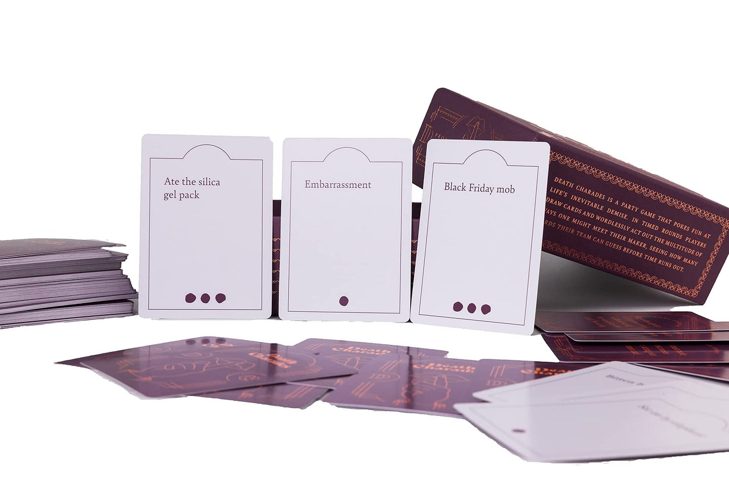 Death Charades: Silly, Fun, Party Card Game, Teams Have 45 Second Rounds To Guess The Charade, Endless Rounds Or Until The Cards
