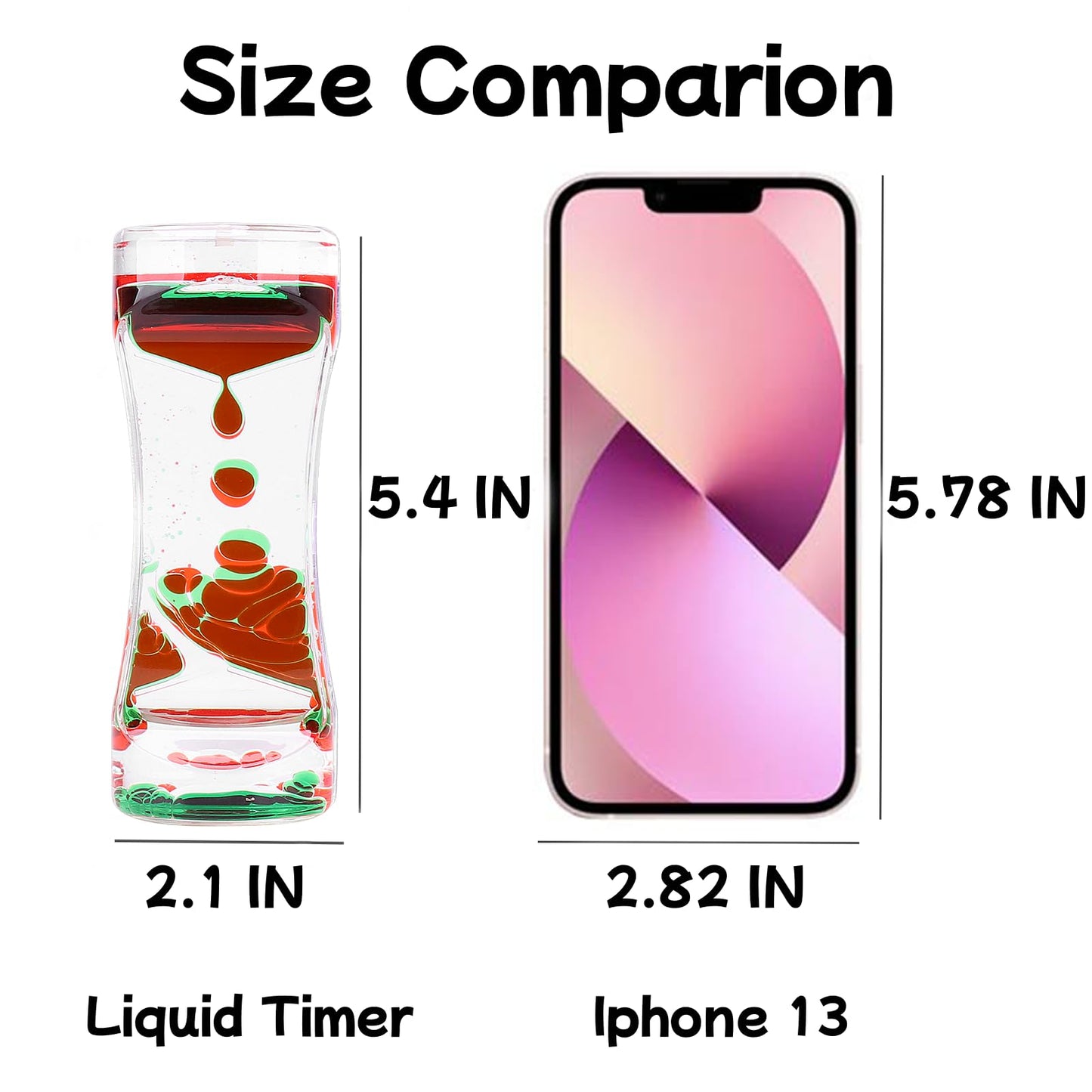 Oneshow Liquid Motion Bubbler Colorful Oil And Water Sensory Toys Bubbler Timer Stress Management Fidget Toy For Kids Calm Stres