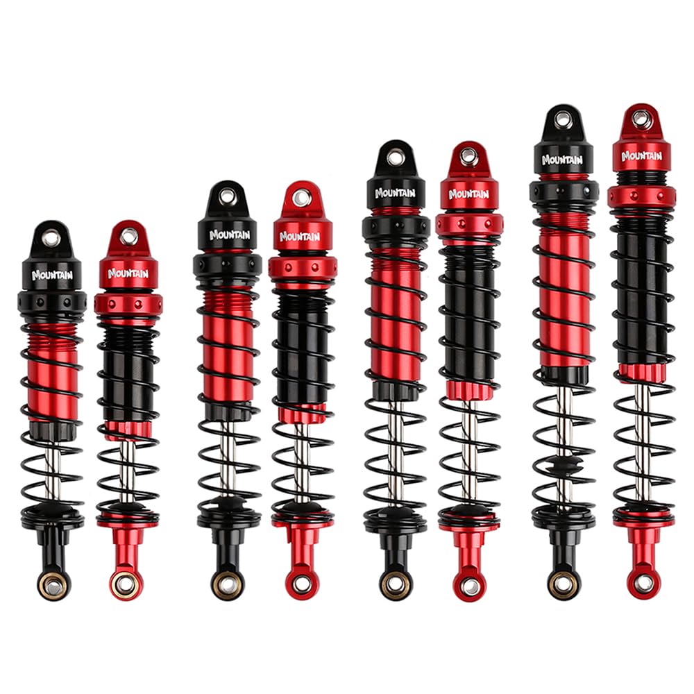 INJORA RC Shock Absorber Set 4pcs RC Dampers for 1/10 RC Crawler Axial SCX10 90046 AXI231017 TRX-4 D90 (90mm)
