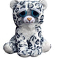 William Mark Corp Feisty Pets Lethal Lena Plush Snow Leopard 8.5" Multi-colored Polyester