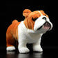 Zhongxin Made Simulation Bulldog Plush Toy - Realistic 12' Standing English Bulldog Pet Dog Stuffed Animal Cute Dog Puppy Plushie Toy, Unique Plush Gift Collection For Kids