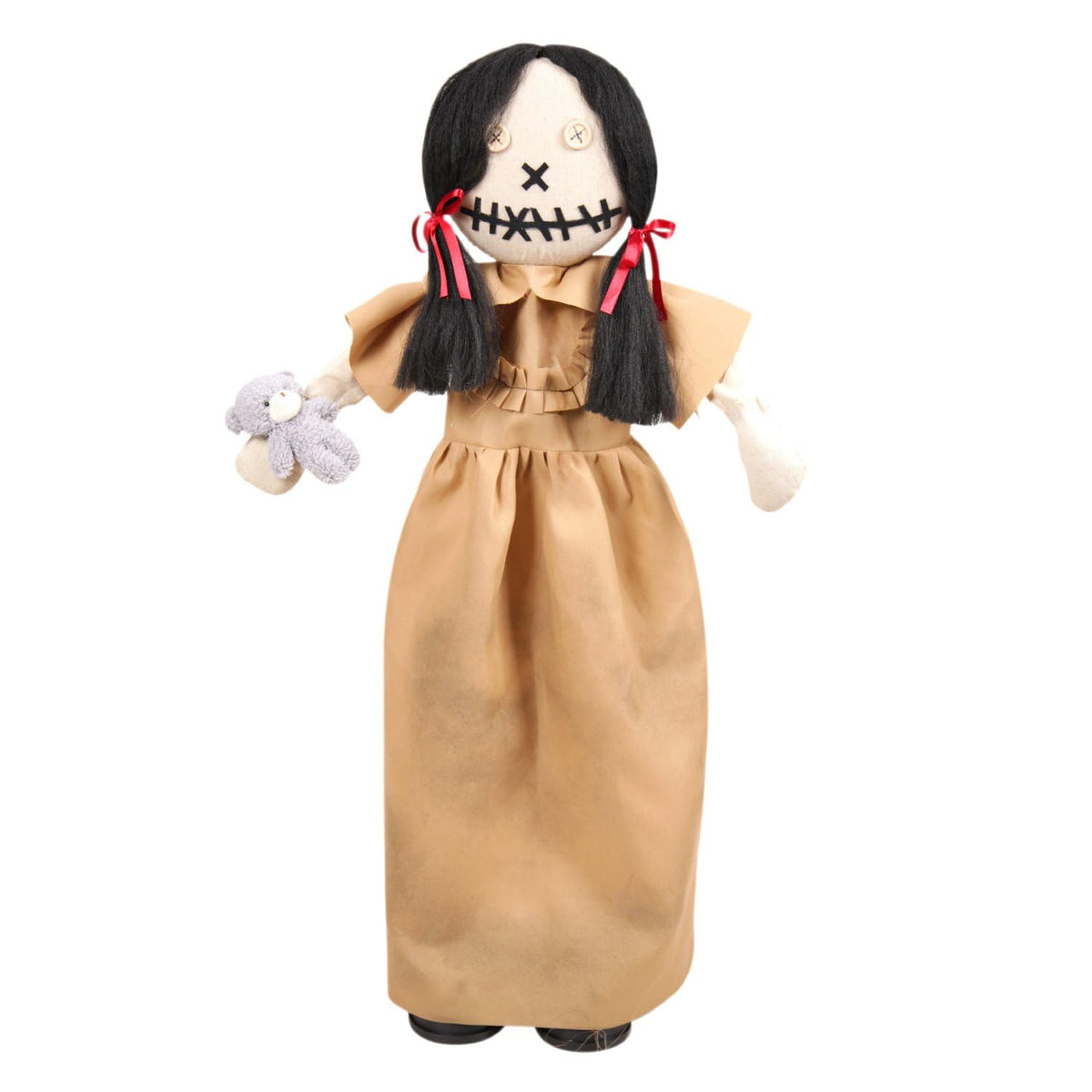 Haunted Hill Farm 2.9Ft. Creepy Doll Halloween Animatronic