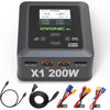 OVONIC X1 Dual RC Lipo Battery Balance Charger for 1s 2s 3s 4s 5s 6s Lipo Batteries, Life/NiCd/NiMH/LiHV Batteries - AC 200W / D
