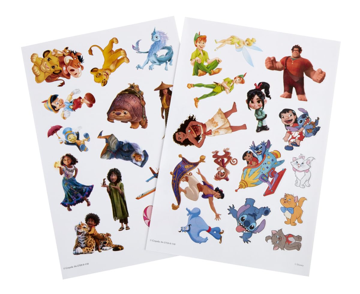 Crayola Disney Coloring Book (288Pgs), Disney Sticker & Coloring Book For Kids, Disney Toys & Gifts, Gift For Girls & Boys, 3+