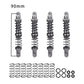 Pothyes RC Threaded Shock Absorber Oil Adjustable Damper Set with Springs for 1/10 RCTruck Crawler Axial SCX10 I II III Capra TR
