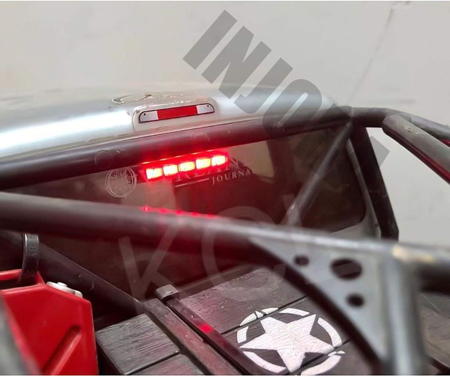 INJORA RC LED Lights 2pcs RC Exalted Brake Light Stop Lamp for 1/10 RC Crawler Axial SCX10 90046 Wraith RR10 TRX-4 D90 Tamiya (3