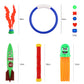 Billmoss Diving Pool Toys Set, 24 Pcs Underwater Toys Swimming Treasure Game Toys For Kids And Dogs With Storage Bag