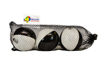 Juggling Balls Professional Style Set Of 3 - How To Juggle Kit With Bean Bags For Juggling For Beginners With Vibrant Colors, Great Feel, Ultra Durable (White/Black)