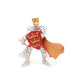 Papo -Hand-Painted - Figurine -Medieval-Fantasy -Red King Arthur -39950 - Collectible - For Children - Suitable For Boys And Gir