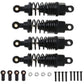 Aluminum Rc Shocks Absorbers Damper For Tamiya Tt01 Mf-01X 1/10 Rc Car Upgrades Parts 4 Pcs/Set(Black)