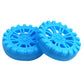 Eudax 300 Pcs 30Mmx8Mm Plastic Roll 2Mm Dia Shaft Toys Wheel And 2Mmx100Mm Stem Shaft Round Rod Axles For Diy Toy Rc Car Truck Boat Helicopter Model Part Building Projects (Blue)