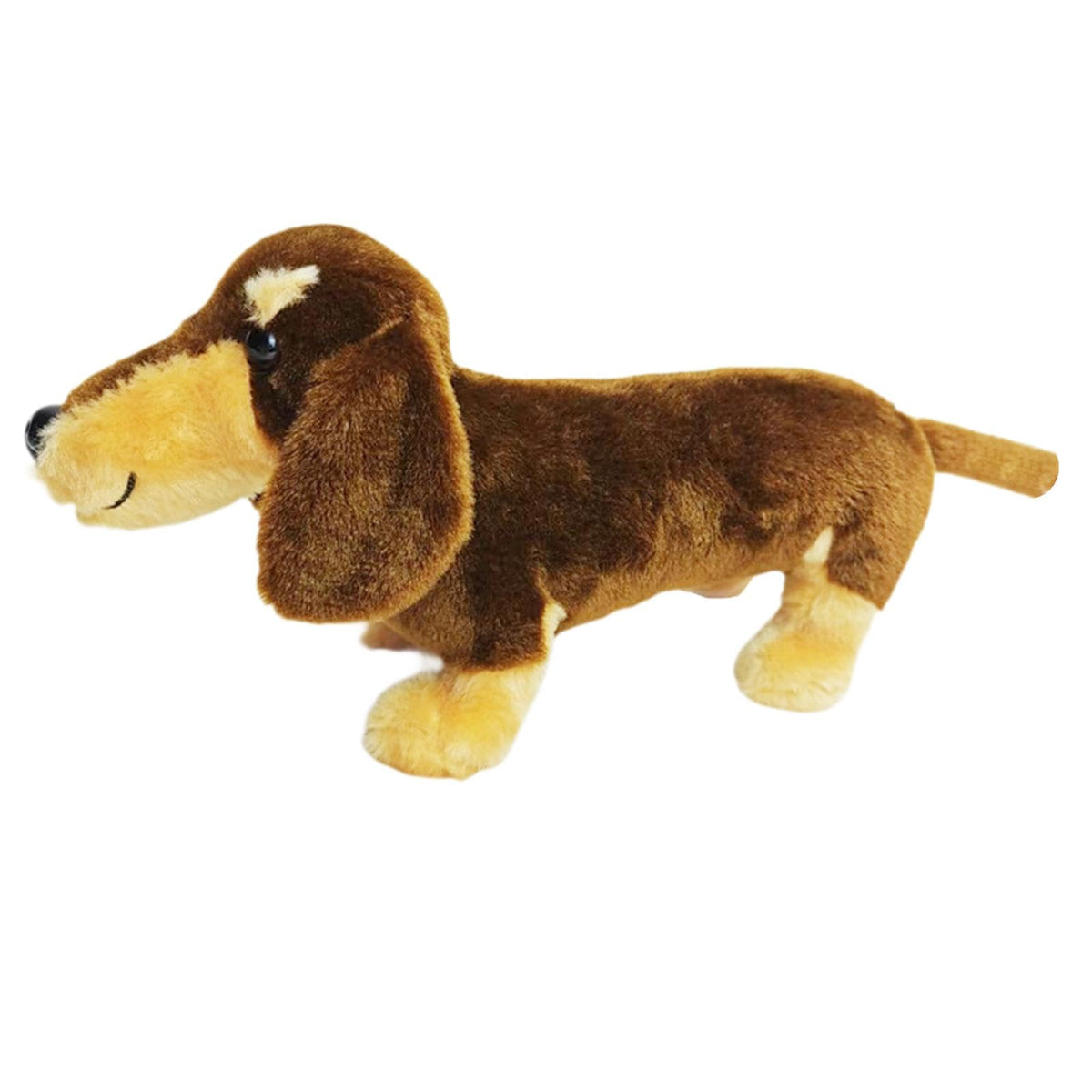 Urjix Dachshund Doll Creative Small Plush Dog Toy For Girlfriend Children Birthday Brown And S