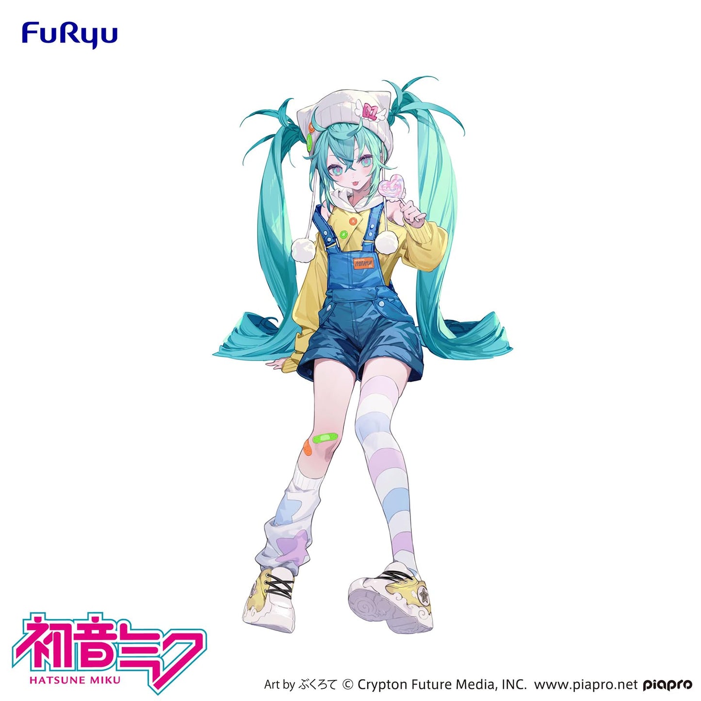 FuRyu Corporation-Hatsune Miku Noodle Stopper Figure -Lollipop- Figure