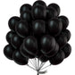 Partywoo Black Balloons, 50 Pcs 12 Inch Matte Black Balloons, Black Balloons For Balloon Garland Or Balloon Arch As Party Decorations, Birthday Decorations, Retirement Party Decorations, Black-Y18