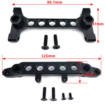 RCLIONS Aluminum Alloy Front Rear Body Shell Mount Stand for Axial SCX6 Upgrades 1/6th RC Crawler Car
