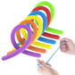 Super Z Outlet Stretchy Jelly String Noodles Thick Rubber Fidget Sensory Toys Set For Calming Relaxing Children Birthday Party Favors And Prizes (12 Count)