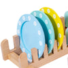 ATORSE Kitchen Set Toy Wooden Play Dishes and Plates for 3 4 5 6 7 8 Year Olds Gift|Toys & Hobbies | Preschool Toys & Pretend Pl