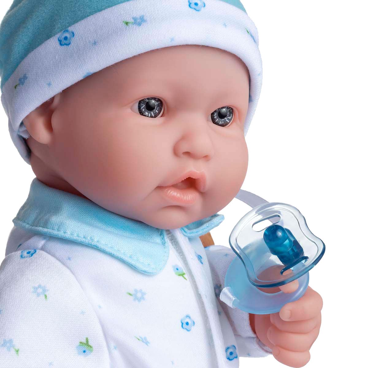 JC Toys La Baby 16" Blue Washable Soft Body Boy Doll with Accessories - Vinyl, Model 15029, For Children 12 Months and Older