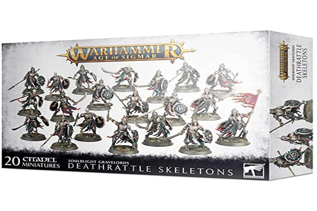 Games Workshop Warhammer Aos - Soulblight Gravelords Deathrattle Skeletons