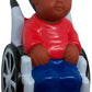Get Ready Kids Friends with Disabilities Play Figures Set of 5 - Colorful Plastic Toys in Red, Yellow, Purple, Blue, Green