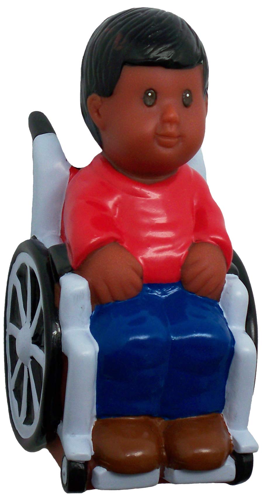 Get Ready Kids Friends with Disabilities Play Figures Set of 5 - Colorful Plastic Toys in Red, Yellow, Purple, Blue, Green