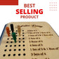 Frustration Rummy Scorecard Board Game - Family Game Night Set For 5 Players
