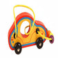 Clovrix HandEye Coordination ThreeTrack Bead Maze Early Learning Wooden Fine Movement Skills Activity Toy Sensory Development 
