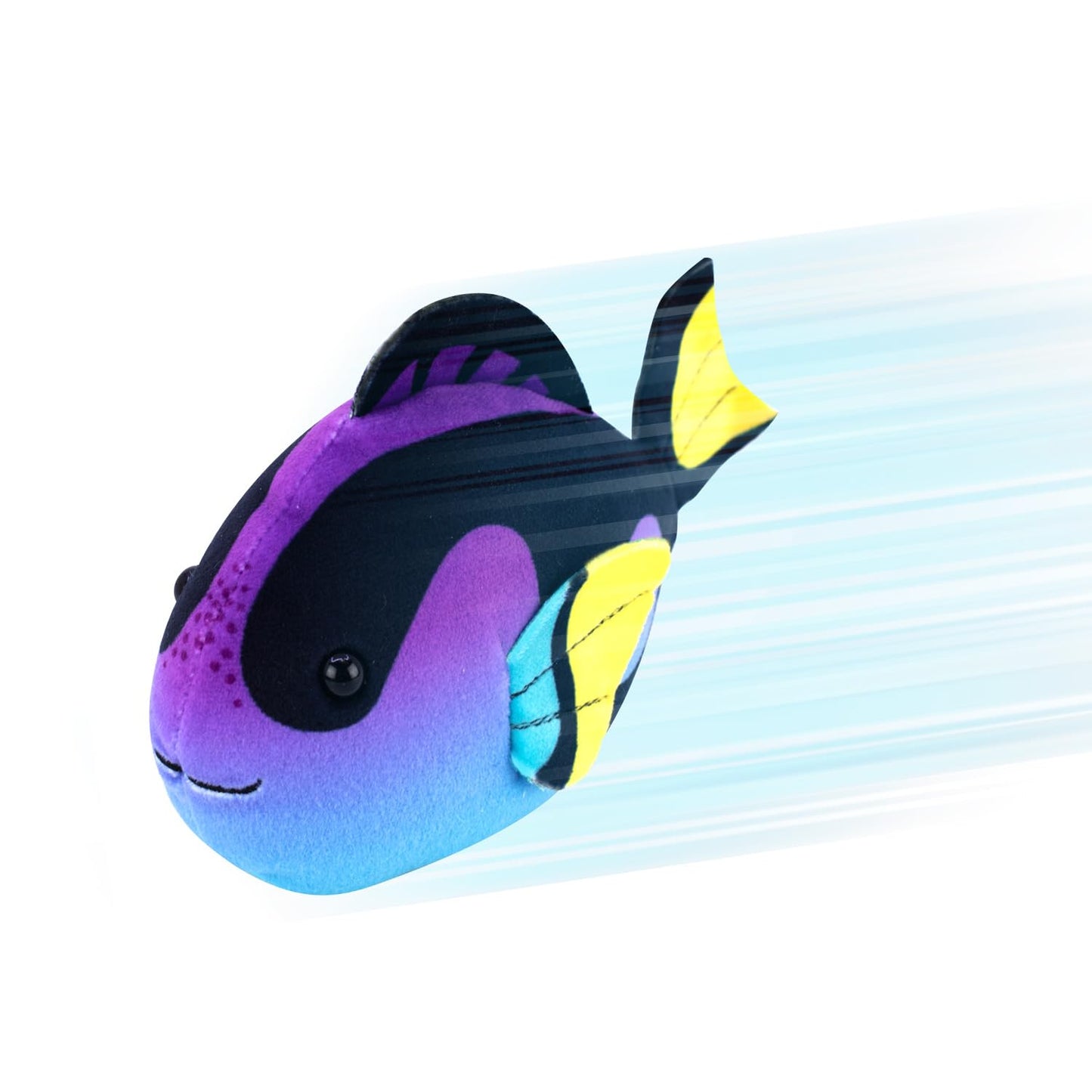 Zhuzhu (Mandarin + Blue Tang Fish 2-Pack C | Stuffed Animals With Motor Inside | Robotic Fish Toys Suitable For Ocean Party Favo