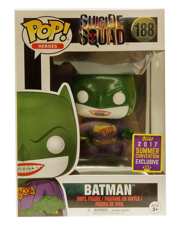 Dc Comics Suicide Squad Joker Batman Sdcc 2017 Exclusive Pop Figure