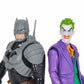 DC Comics  Batman Adventures  Batman vs The Joker Action Figures Set  2 Figures  12 protective covering Accessories  12-inch Super Hero Kids Toy for Boys & Girls