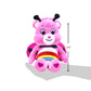 Care Bears Fun-Size Plush Ladybug Cheer Bear, 9" Pink, Super Soft Polyester Stuffed Animal, Perfect Gift for Ages 4+