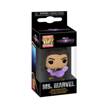 Funko Pop! Keychain: The Marvels - Ms. Marvel Novelty Keyring - Collectable Mini Figure - Stocking Filler - Gift Idea - Official Merchandise - Movies Fans - Backpack Decor