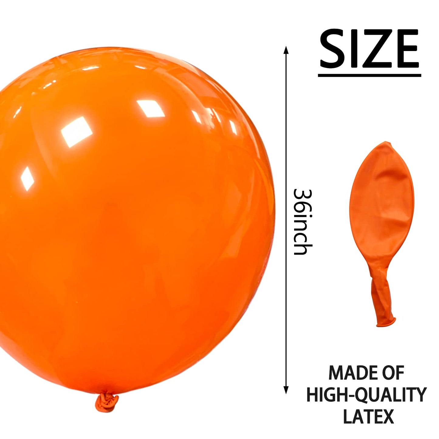 9Pcs Big 36 Inch Balloons, Assroted Giant Balloons, Latex Balloons, Large Balloons For Birthday Wedding Party Decorations.