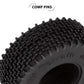 INJORA 1.0 Tires - S5 All Terrain Comp Pin Crawler Tires for TRX4M AX24 SCX24 FCX24 Upgrade Parts,55 * 20mm,T1013