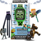 Minecraft Kids Smartwatch - Interactive Led Screen Watch With 10 Custom Watch Faces, Games, Camera, Alarm, Step Tracker & More - Fun Tech Gift For Boys And Girls - Fits Wrists 5.5'' To 8.0'