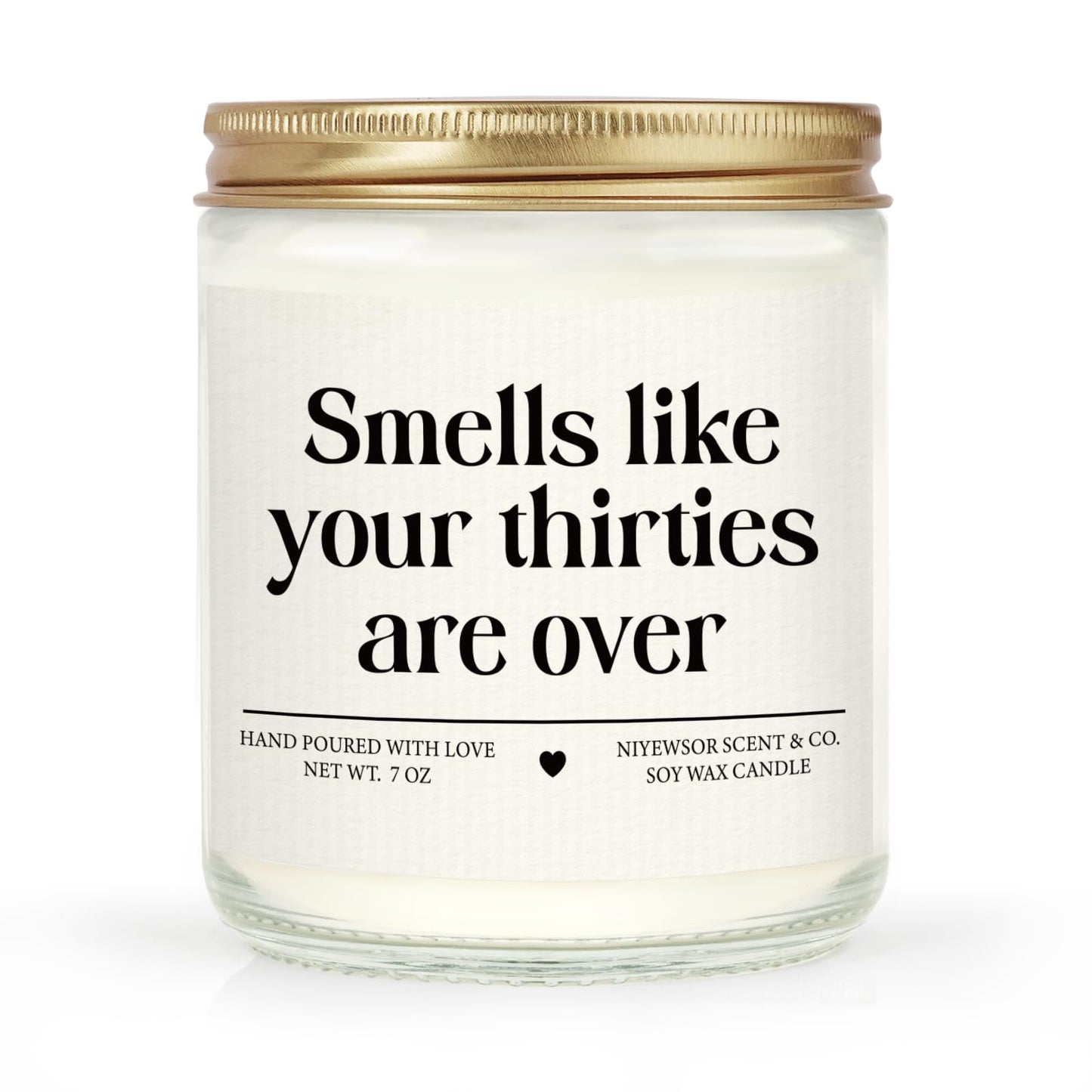 Niyewsor 40th Birthday Gifts for Women Men, 40th Birthday Candle, 40th Birthday Gifts for Her Him, 1985 40th Birthday Decoration